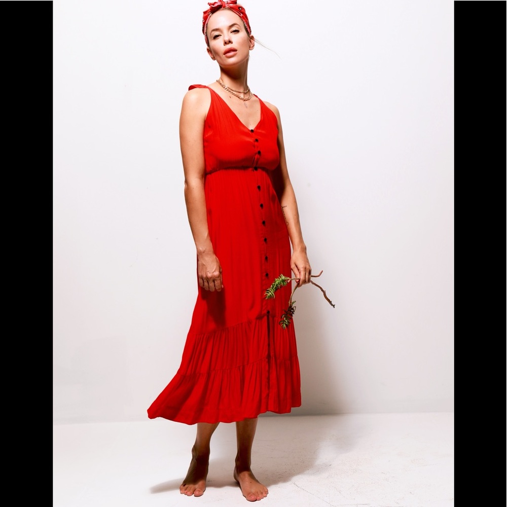 Red Maxi Dress